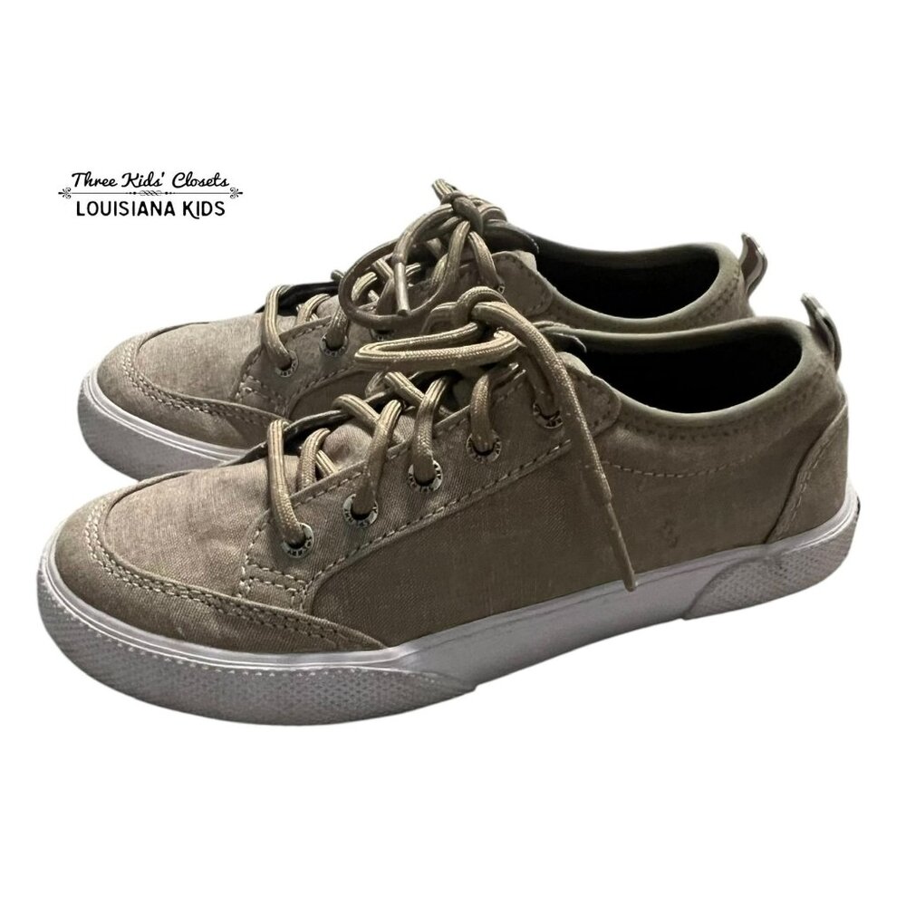 Sperry 13M Kids Tan Deckfin Sneakers